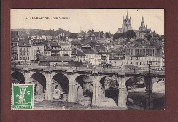 LAUSANNE - Grand Pont - 1912