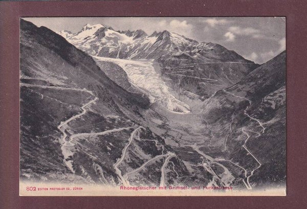 RHONEGLETSCHER - Grimsel- und Furkastrasse
