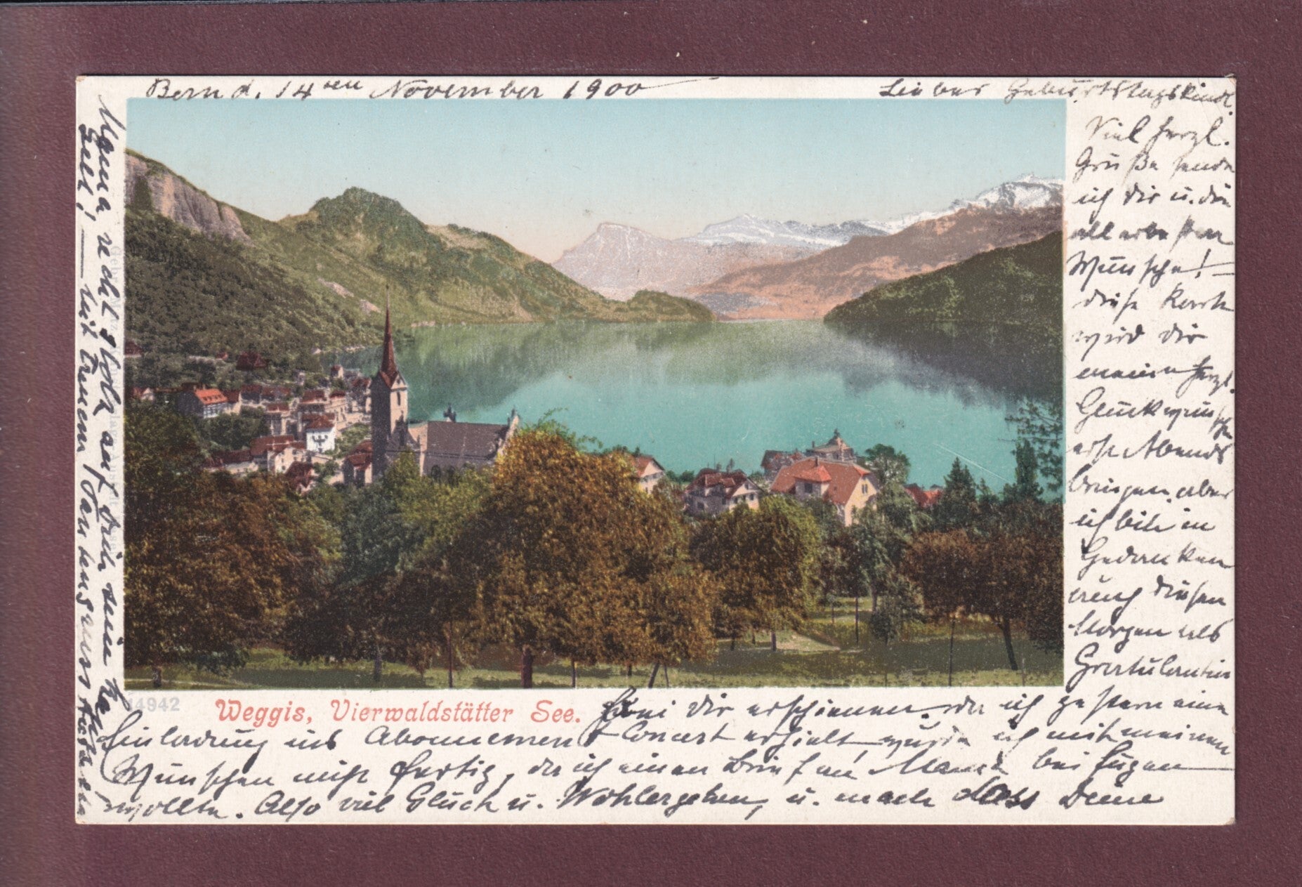 WEGGIS am Vierwaldstättersee - 1900