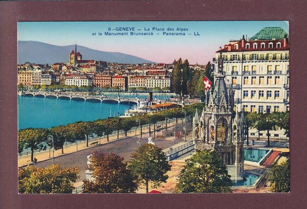 GENEVE - Place des Alpes - Monument Brunswick