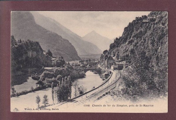 Chemin de fer près ST. MAURICE