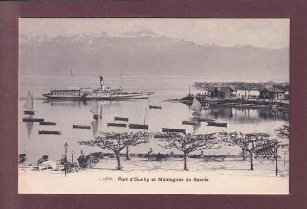 LAUSANNE - Port d'Ouchy - Bateau CGN Lausanne