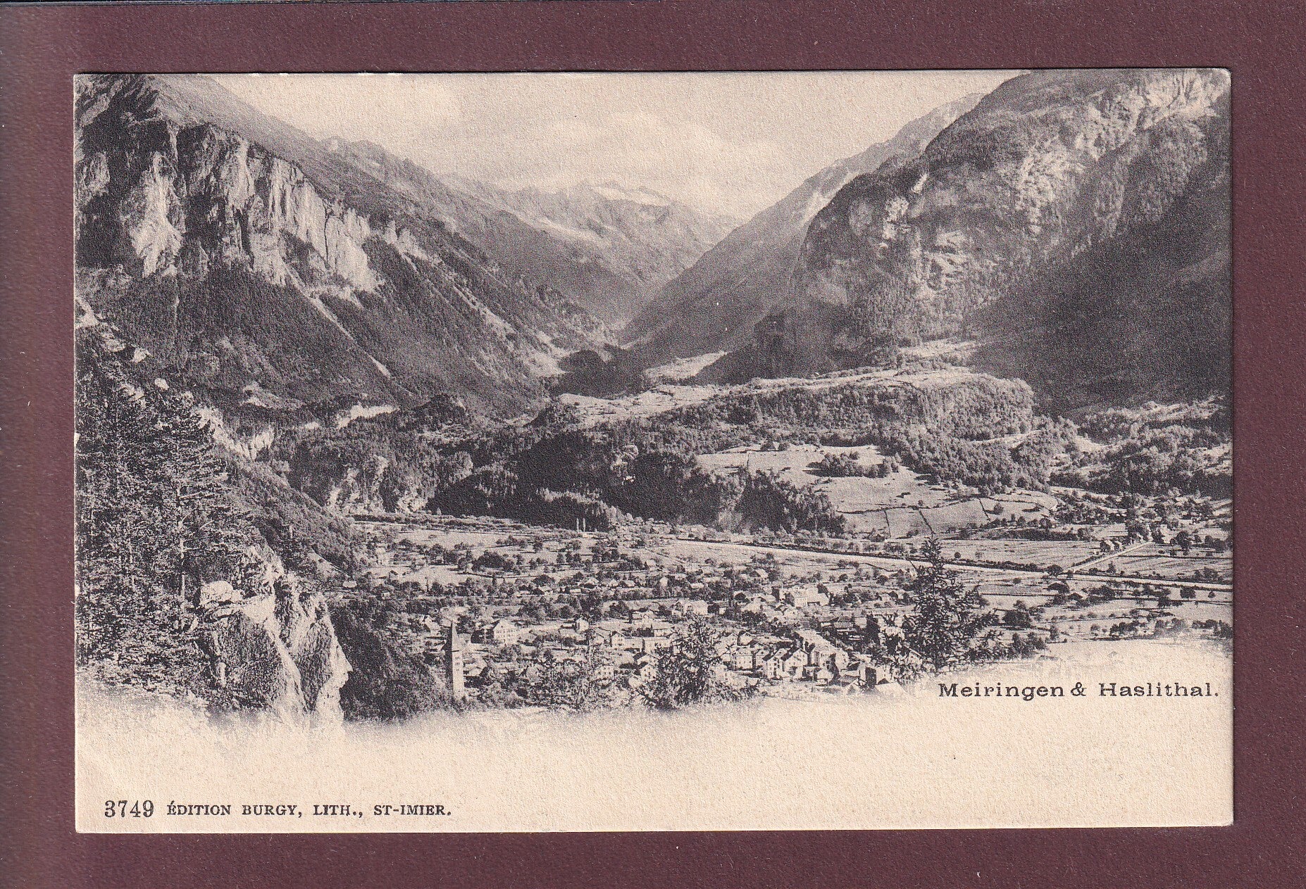 MEIRINGEN - Haslithal