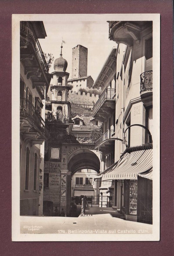 BELLINZONA - Vista sul Castello d'Uri