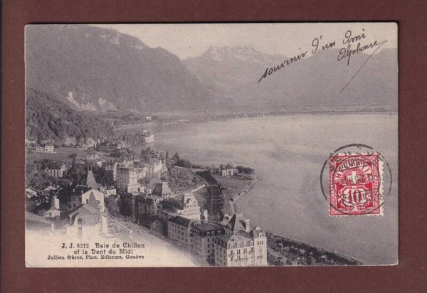 MONTREUX - Chillon - Dents du Midi - 1906