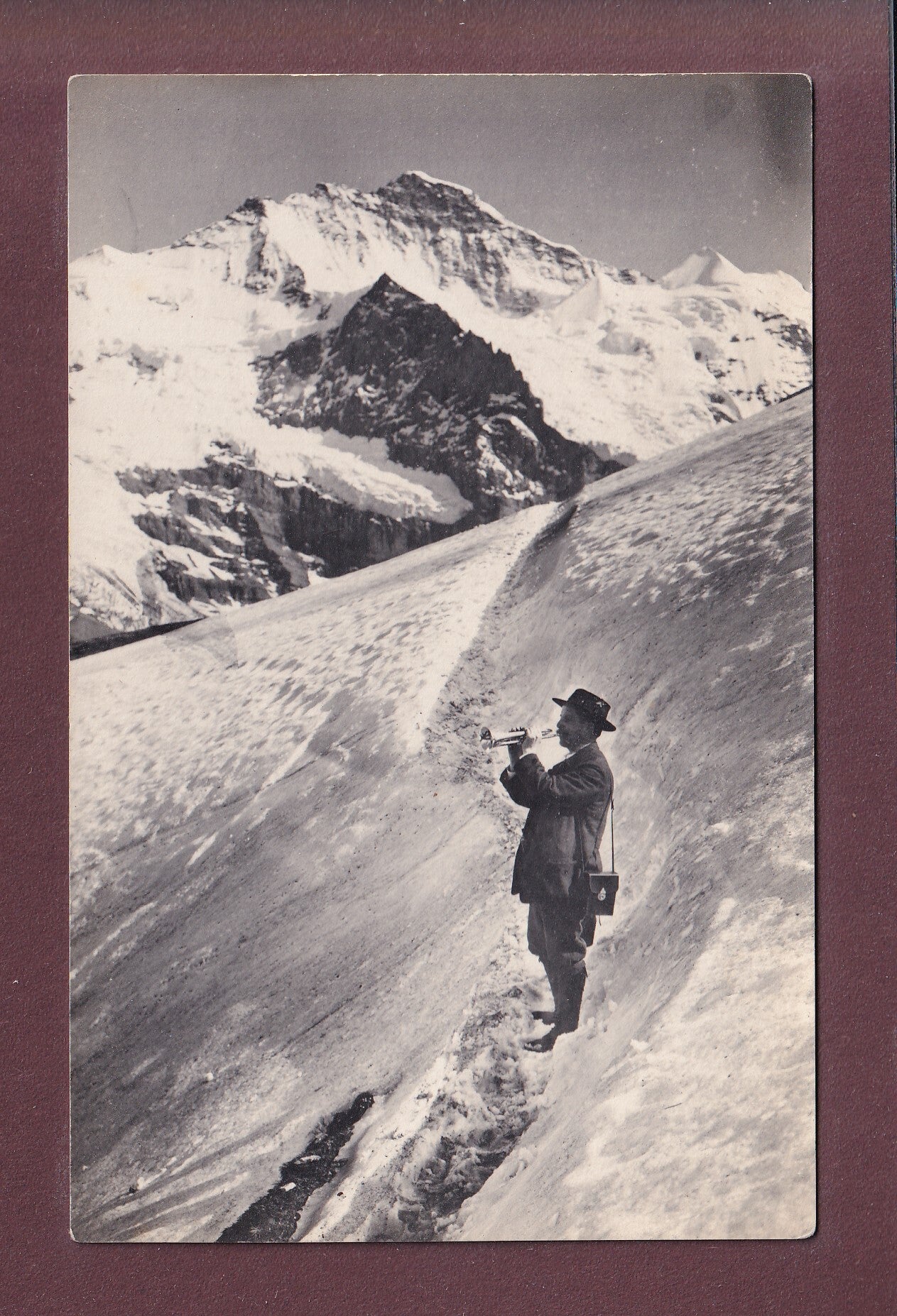Photo - Trompeter vor der JUNGFRAU