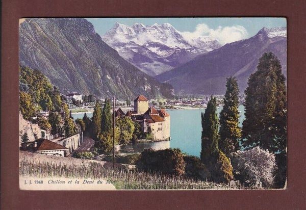 Château de CHILLON - Dents du Midi - 1921