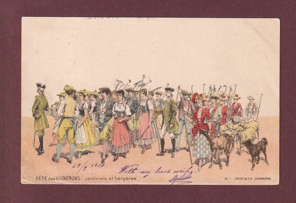 VEVEY - Représentation de la Fête des Vignerons - 1901