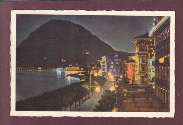LUGANO di notte - 1951
