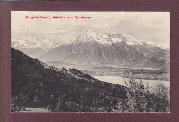 HEILIGENSCHWENDI - Ausblick vom Sanatorium - 1912