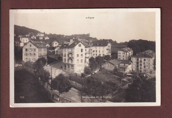 LAUSANNE - Bellevaux et le Signal - 1939