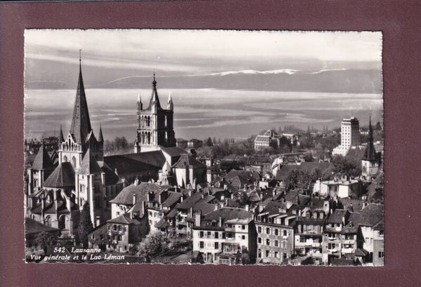 LAUSANNE et le Lac Léman - 1952