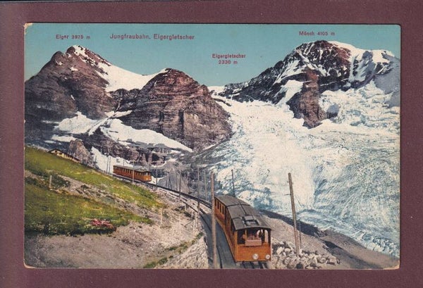 JUNGFRAUBAHN - Eigergletscher - Zug - 1923