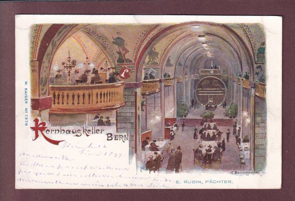 BERN - Kornhauskeller - 1899
