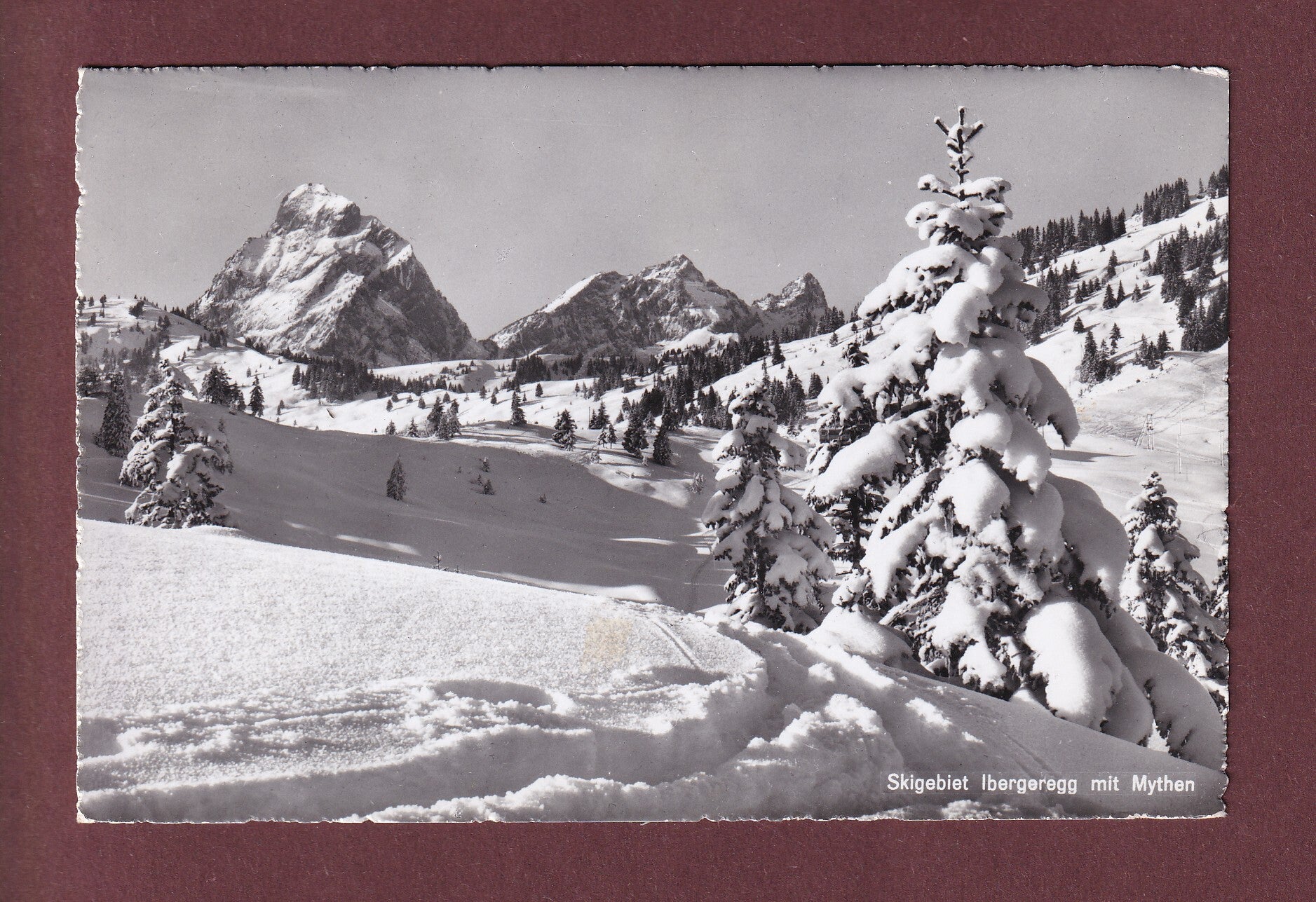 Skigebiet IBERGEREGG - Mythen - 1956