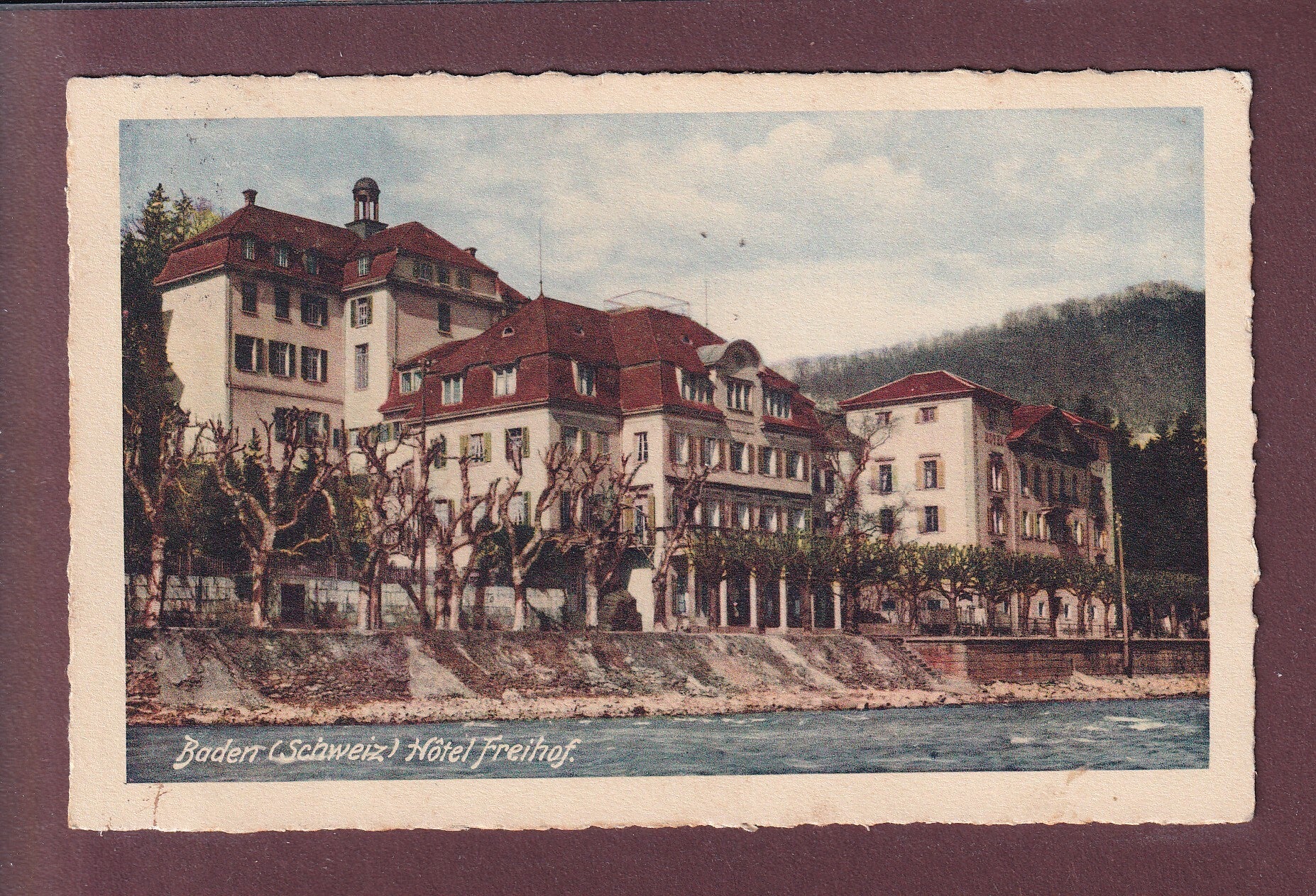 BADEN - Hotel Freihof - 1929