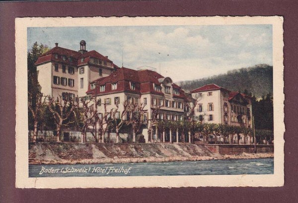 BADEN - Hotel Freihof - 1929