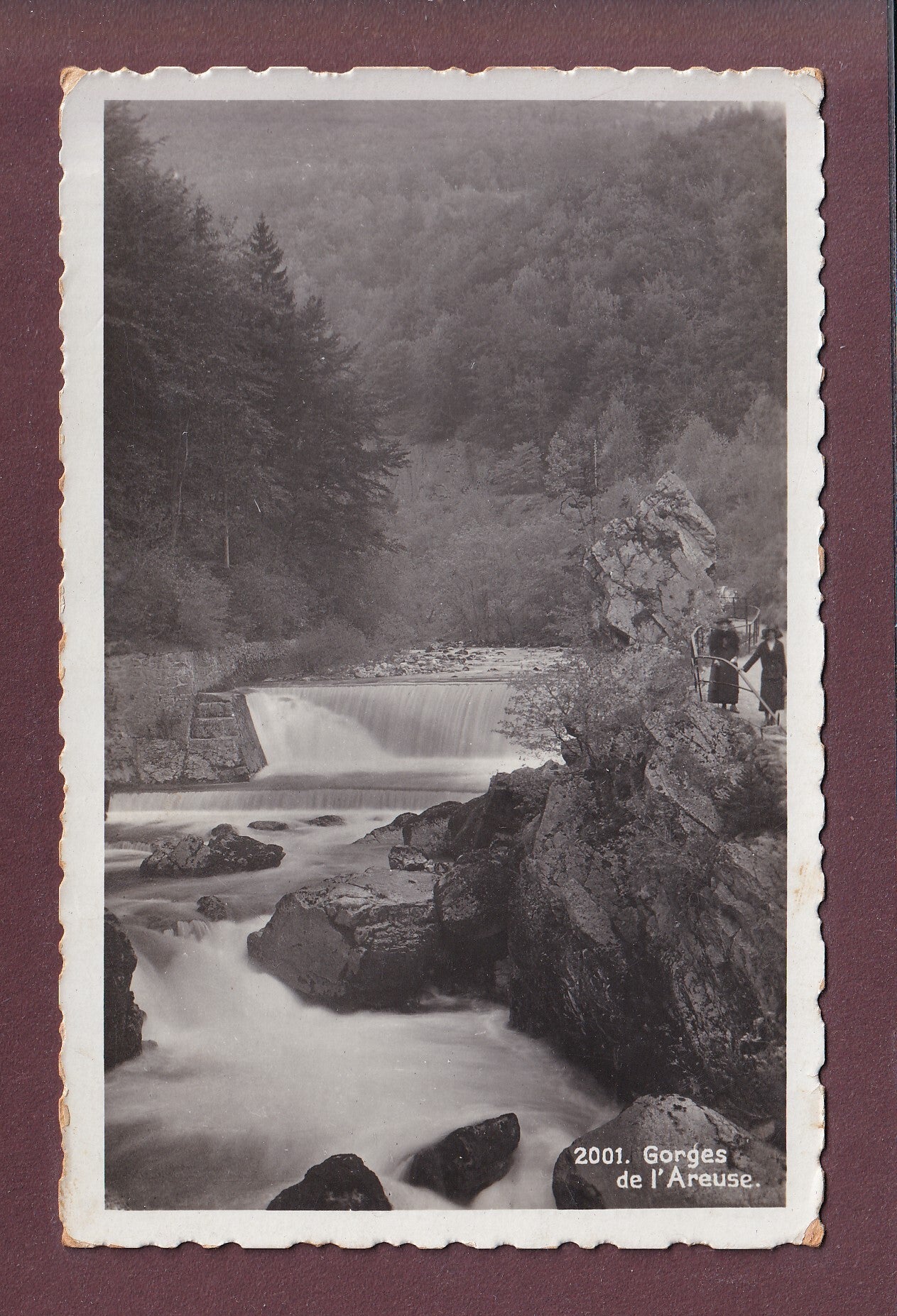 Gorges de l'AREUSE - 1942 Feldpost
