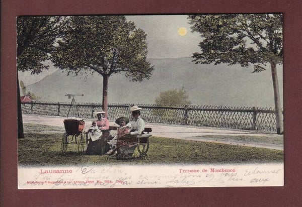 LAUSANNE - Terrasse de Montbenon - 1905