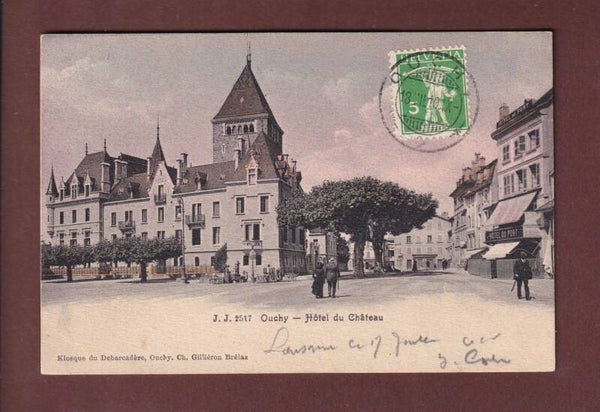 LAUSANNE - Château d'Ouchy - 1910
