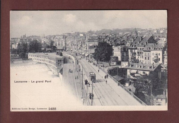 LAUSANNE - Grand Pont - Bel-Air sans la tour