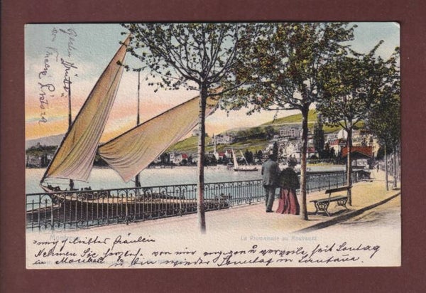 MONTREUX - Promenade Rouvenaz - 1903