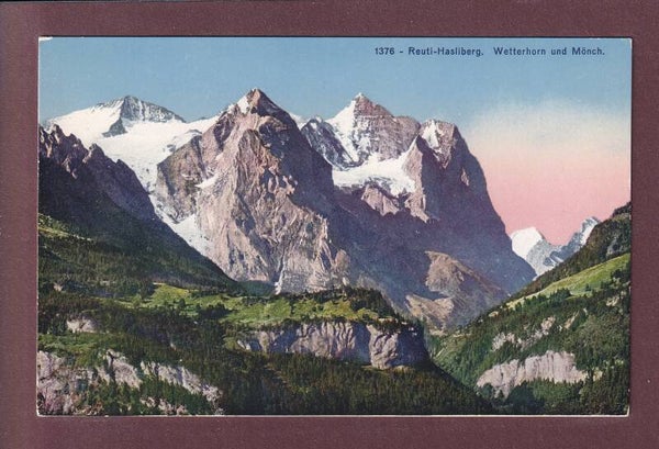 REUTI-HASLIBERG - Wetterhorn - Mönch