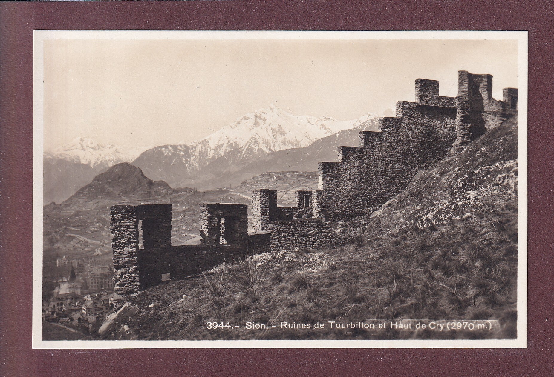 SION - Ruines de Tourbillon