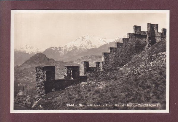 SION - Ruines de Tourbillon