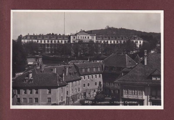 LAUSANNE - Vue partielle avec l'Hôpital cantonal