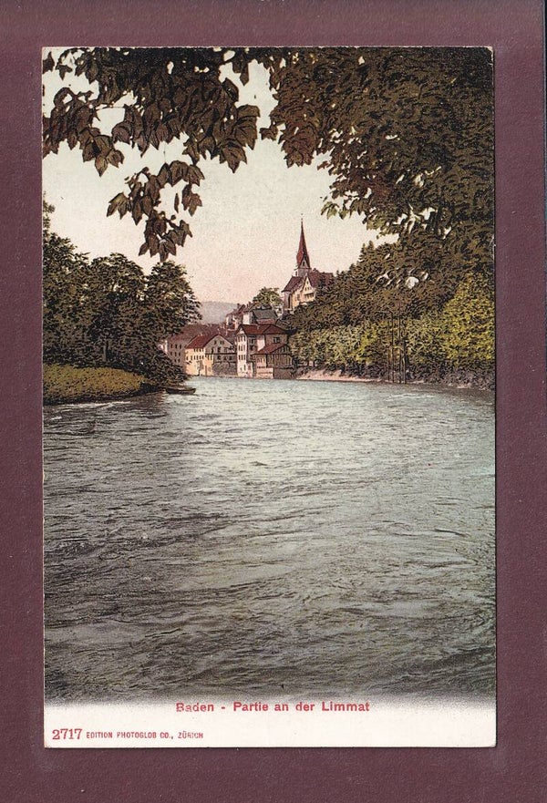 BADEN - Partie an der Limmat