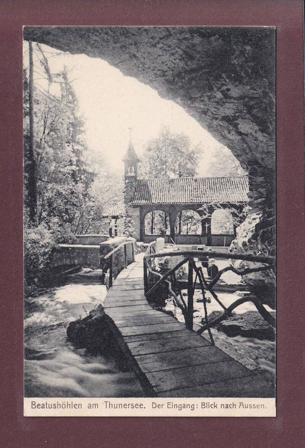 BEATUSHÖHLEN am Thunersee - Eingang