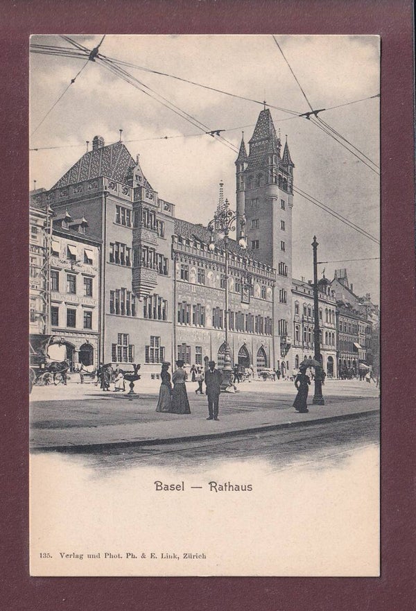 BASEL - Rathaus - Leute