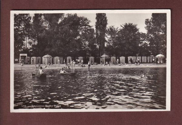 LAUSANNE - Ouchy-Plage - 1933