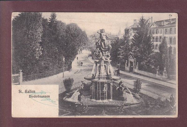 ST. GALLEN - Broderbrunnen - 1906