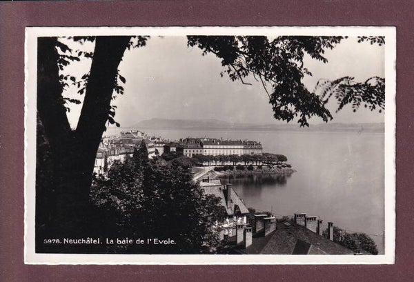 NEUCHÂTEL - Baie de l'Evole - 1953 Feldpost