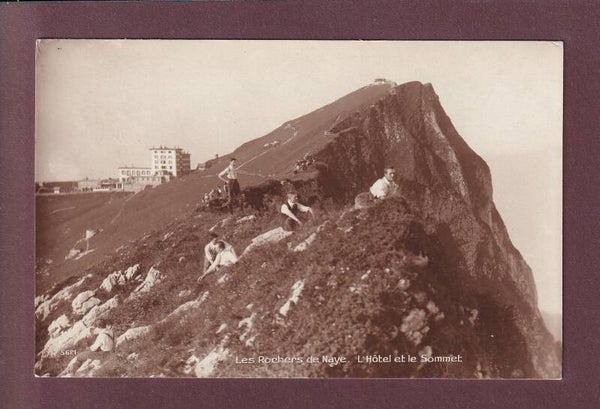ROCHERS DE NAYE - Sommet - Animation - 1923
