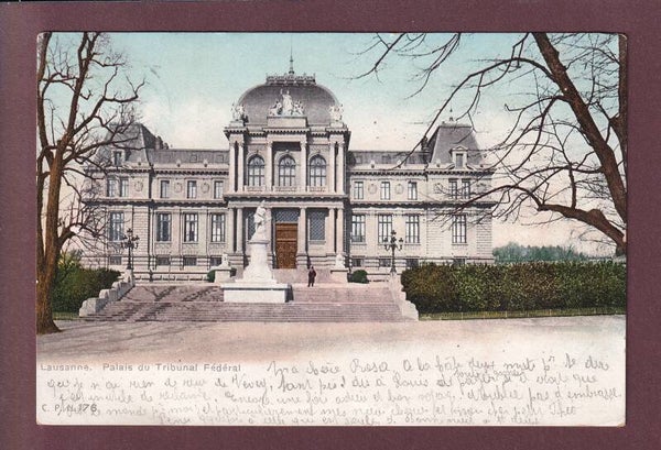 LAUSANNE - Tribunal Fédéral - 1905 CPN