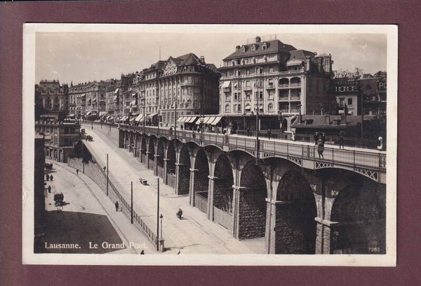 LAUSANNE - Grand Pont - 1927