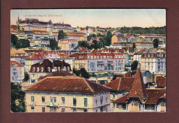 LAUSANNE depuis Montriond - 1910