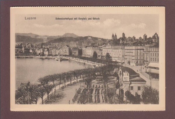 LUZERN - Kurplatz - Schweizerhofquai