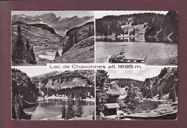 LAC DES CHAVONNES - 4 images - 1956