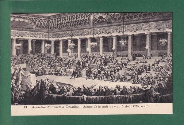 ASSEMBLEE NATIONALE à Versailles 1789
