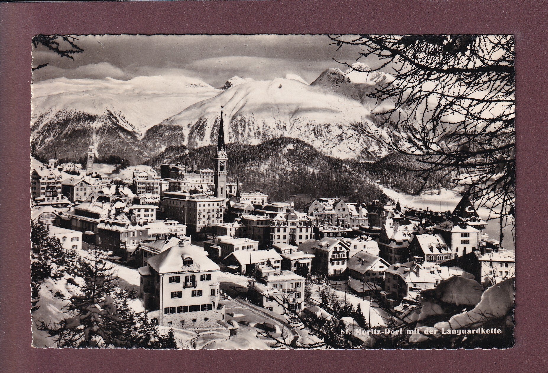 ST. MORITZ-DORF - Languardkette - 1955