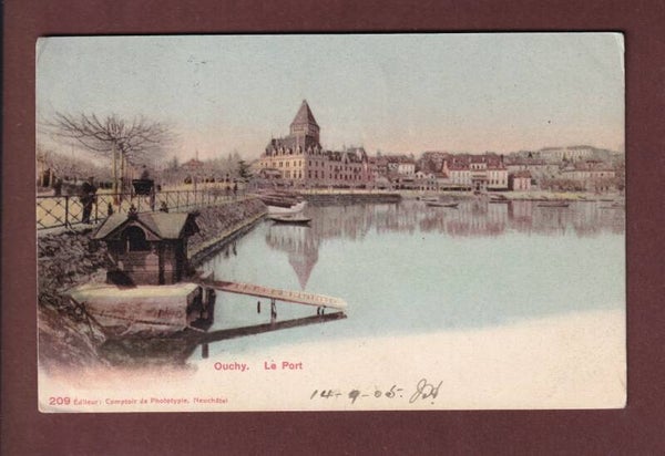 LAUSANNE - Ouchy - Port - 1905 CPN