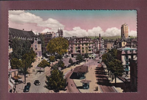 LAUSANNE - Place Chauderon - 1955