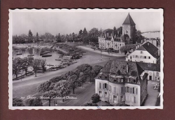 LAUSANNE - Pension Lutetia - Château d'Ouchy - 1946