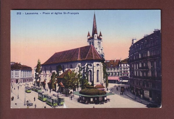 LAUSANNE - Place et Eglise St. François