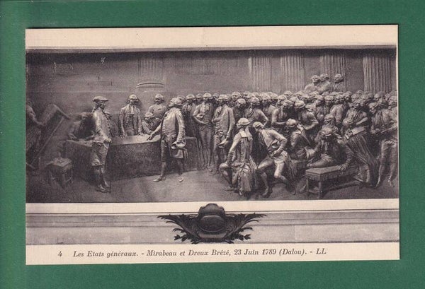 LES ETATS GENERAUX - Mirabeau et Dreux Brézé 1789