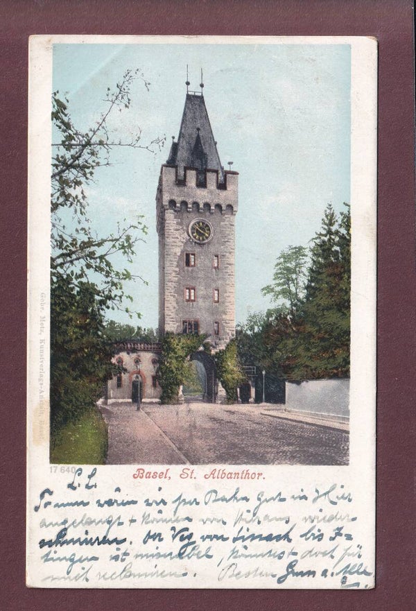 BASEL - St. Albanthor - 1902